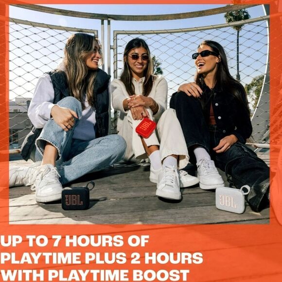 JBL Go 4 Portable Bluetooth Speaker- Black - Picture 3 of 11